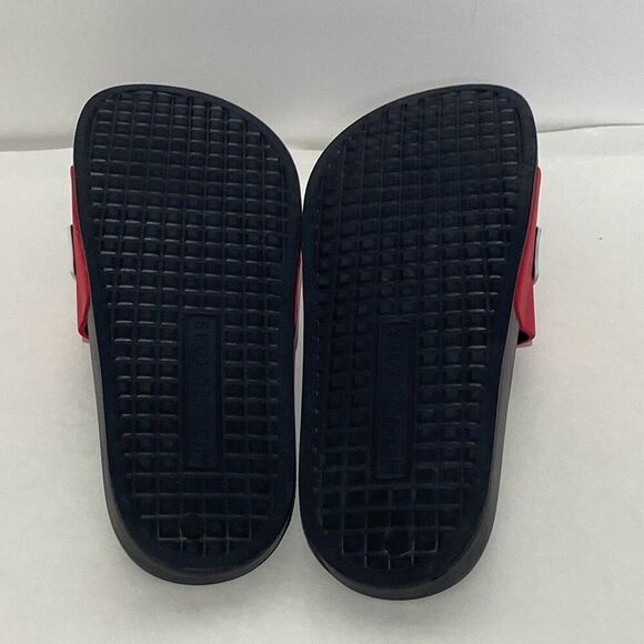 Michael Kors Men's MK Logo Jake Slides Sandals Red and Black Size 7M - Picture 5 of 7